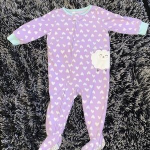 Baby girl one piece pajamas